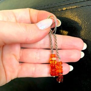 Baltic Amber silver earrings